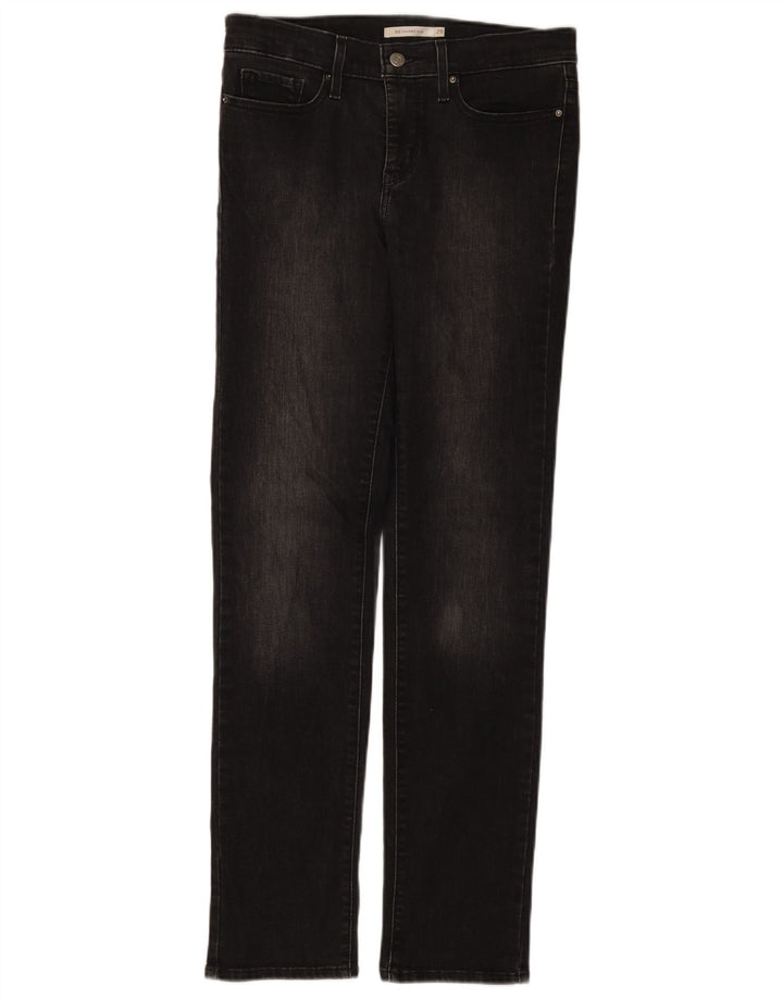 Levi's Womens 312 Shaping Slim Jeans W29 L32 Sort bomuld