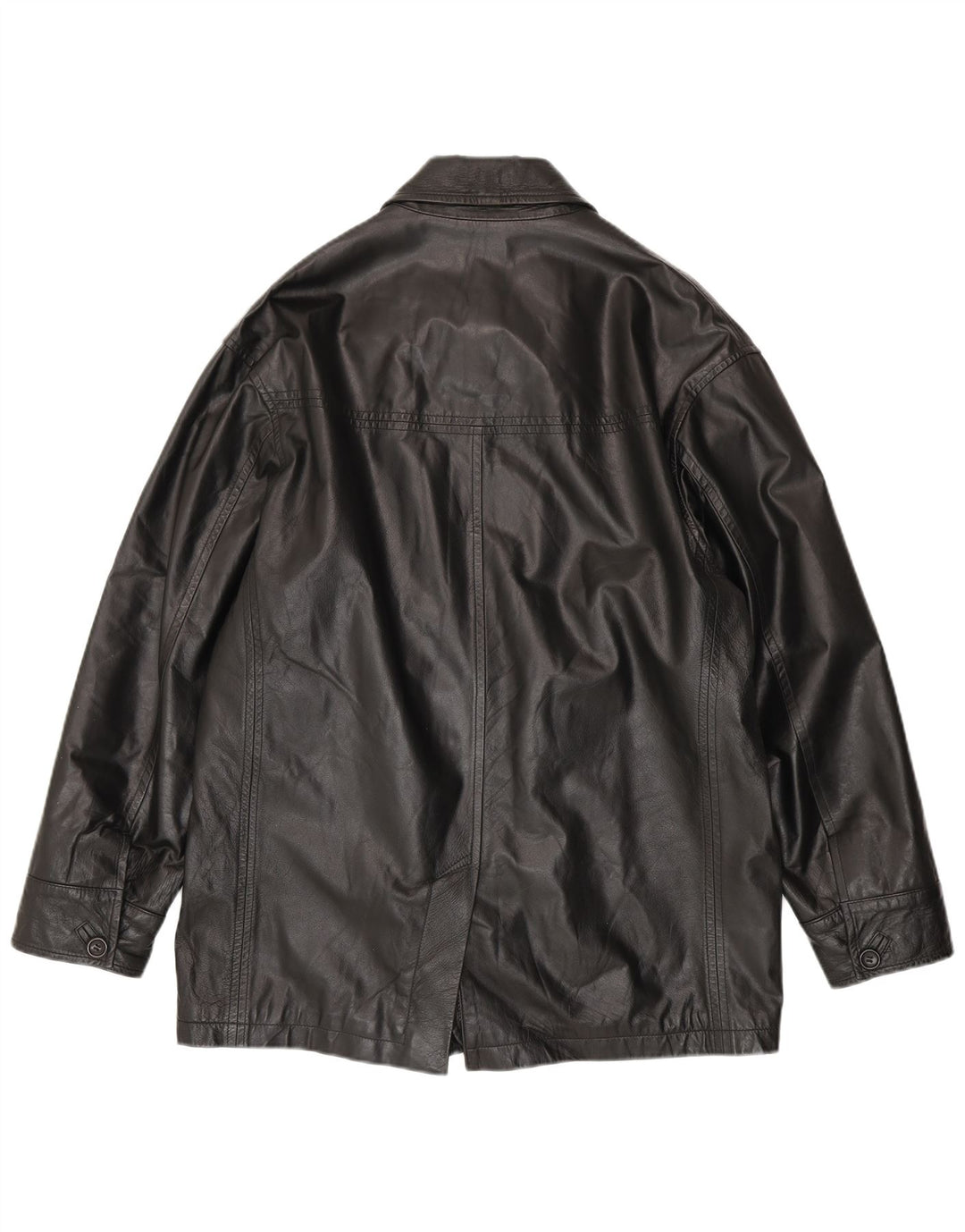Classics Herre Læderjakke UK 40 Large Sort