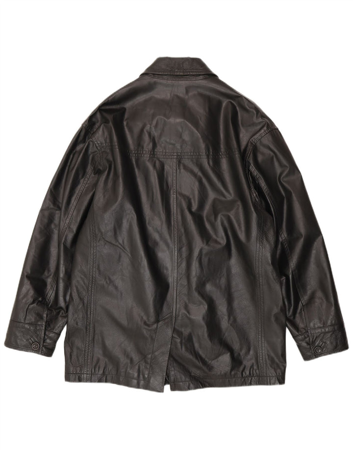 Classics Herre Læderjakke UK 40 Large Sort