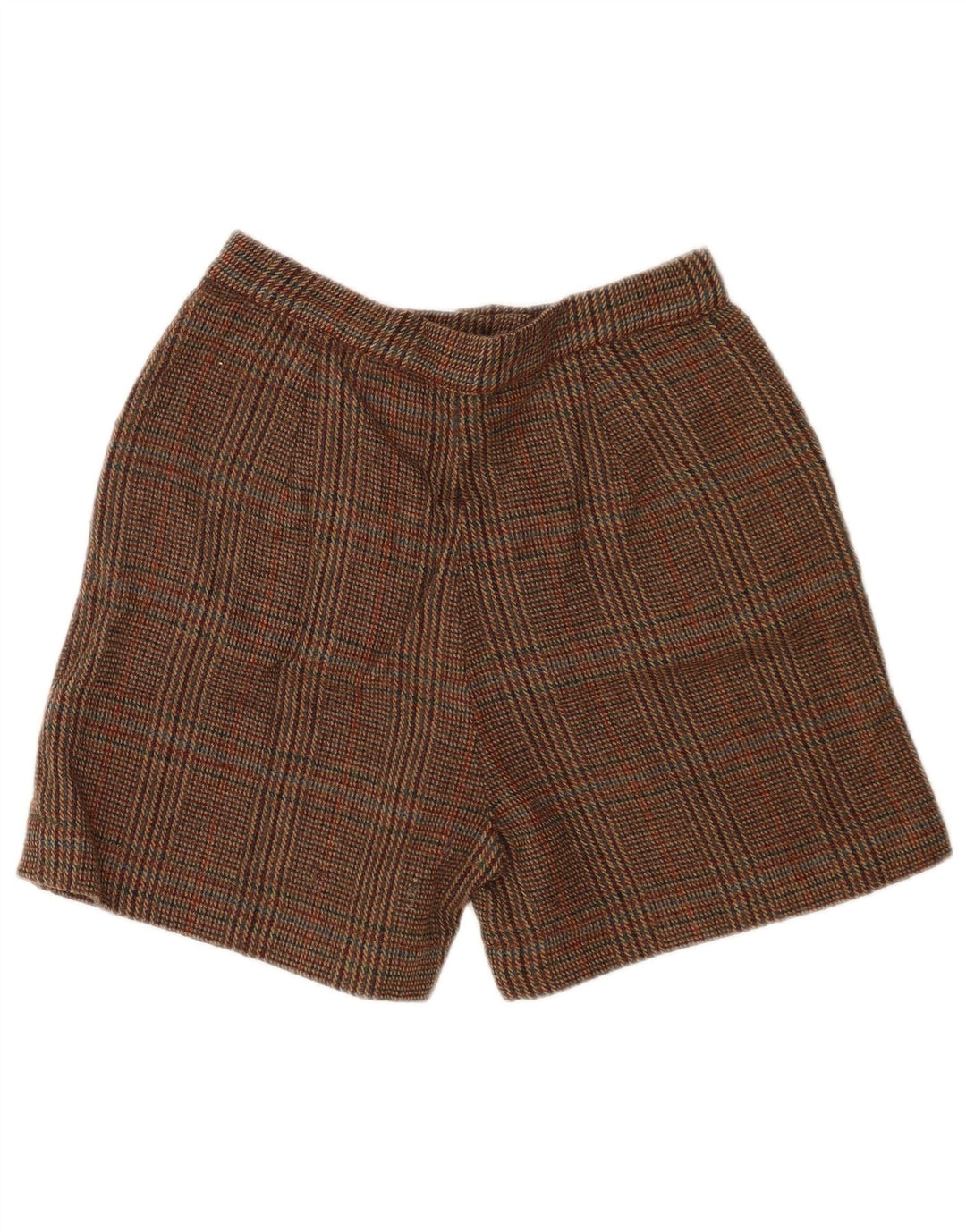 Vintage kvinders pind chino shorts W28 medium brun ternet