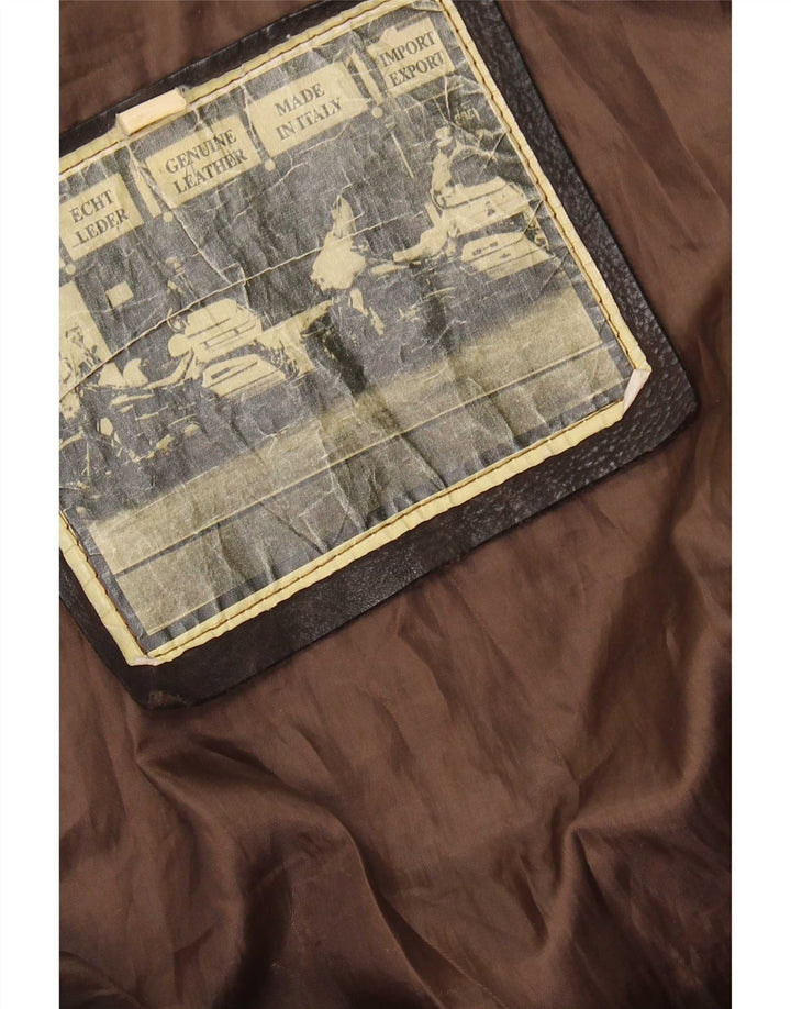 Vintage herre læderjakke UK 36 Small Brown