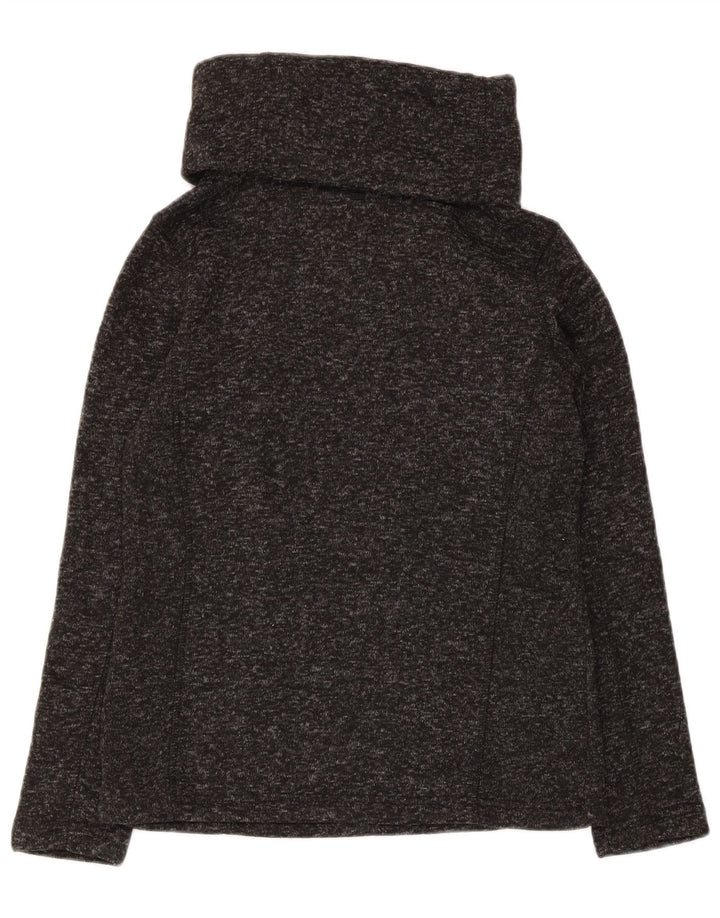 Mountain Warehouse Dame Roll Neck Jumper Sweater UK 8 Small Grey Flecked
