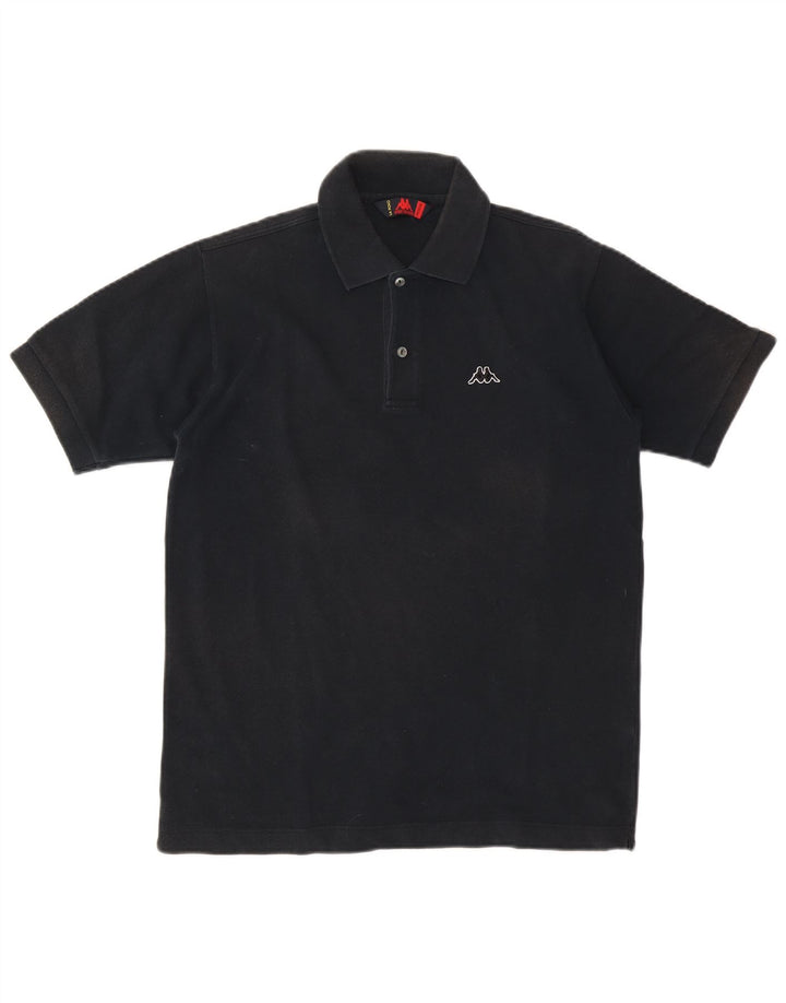 Kappa herre poloshirt Medium sort bomuld