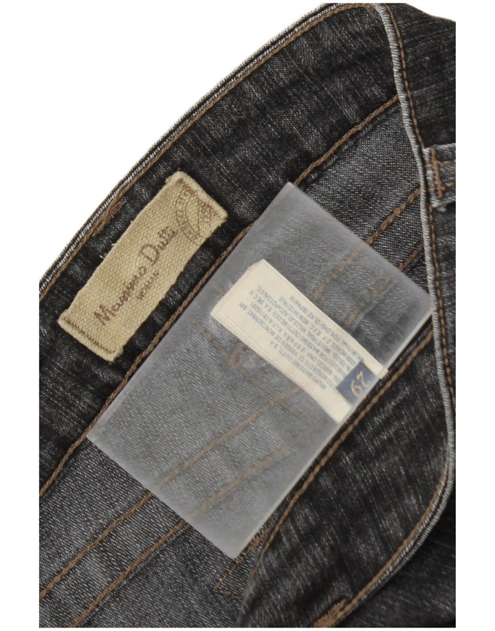 MASSIMO DUTTI Womens Cropped Jeans W29 L25 Black Cotton