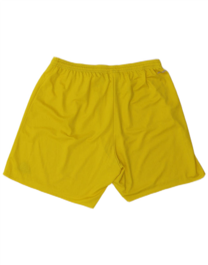 Adidas Herre Climalite Sport Shorts XL Gul Polyester