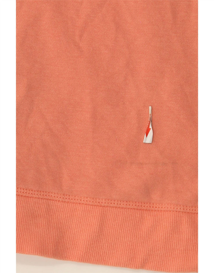 Roxy Dame Grafisk Hættetrøje Sweater UK 10 Small Orange Bomuld