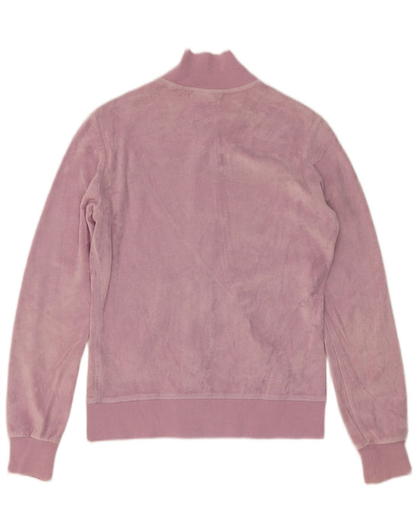 Champion Womens Heritage Fit Træningsdragt Topjakke UK 12 Medium Lilla
