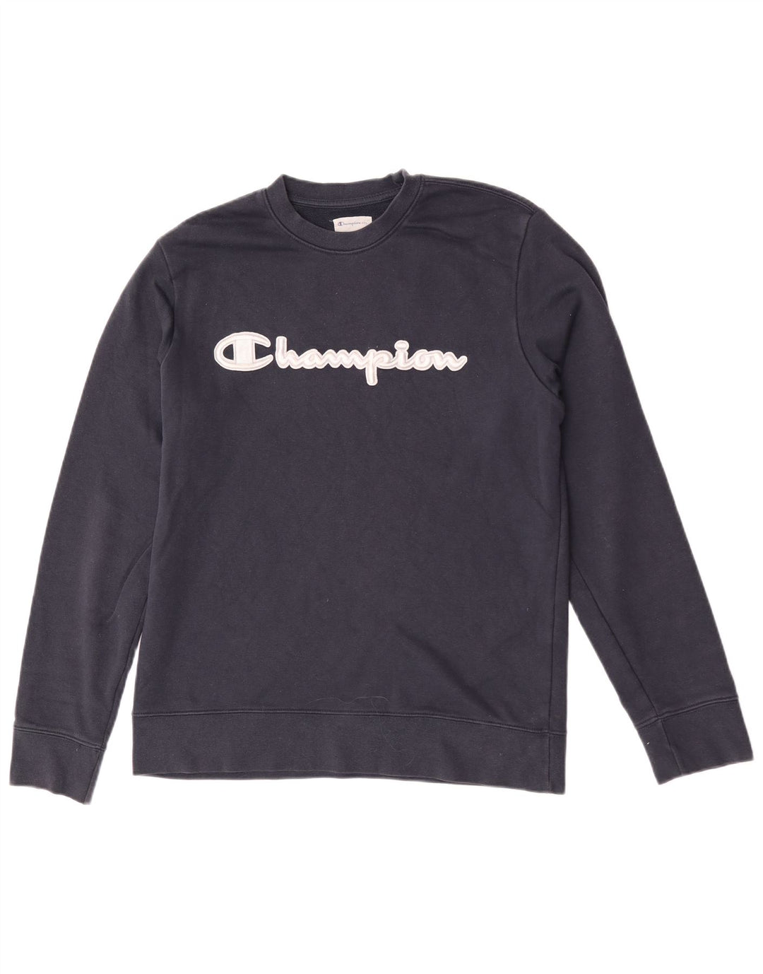 Champion Herre Grafisk Sweatshirt Jumper Medium Navyblå Bomuld