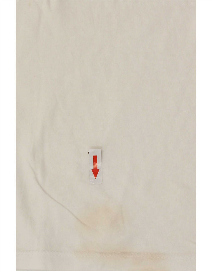 Tommy Hilfiger Herre grafisk T-shirt Top Medium White
