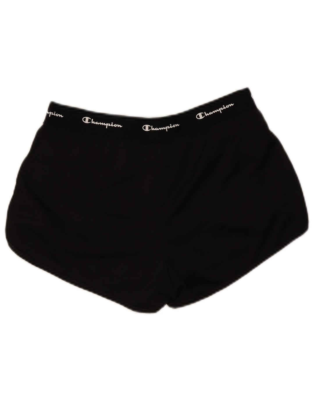 Champion Womens grafiske sportsshorts UK 14 Large Black Polyester