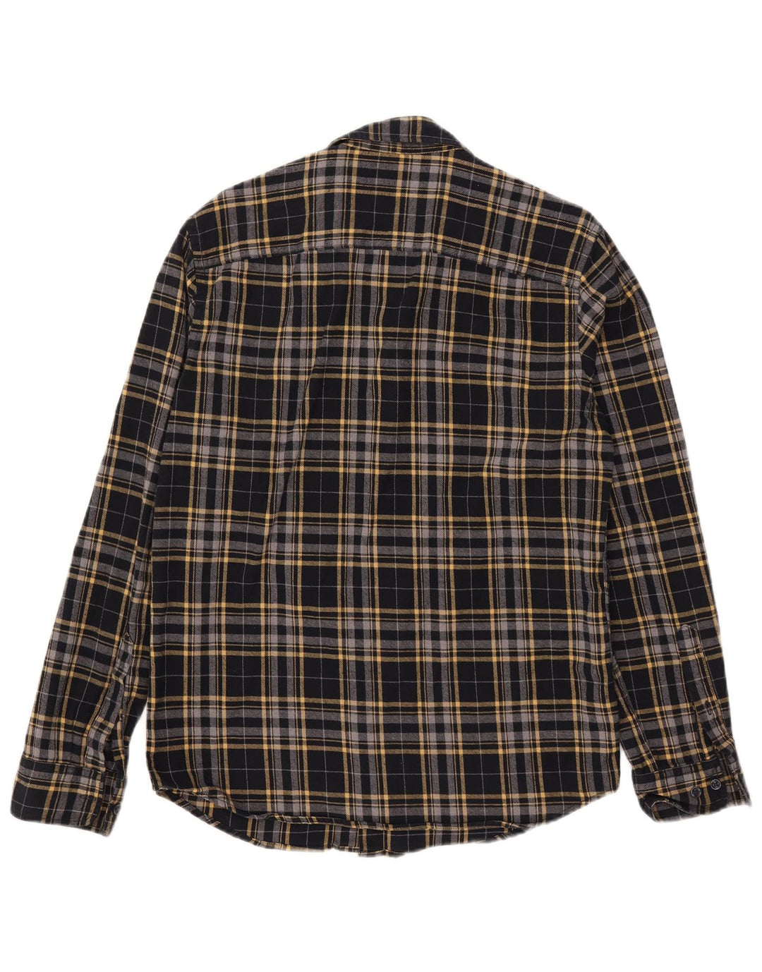 Jack & Jones herre flannelskjorte medium sort ternet bomuld