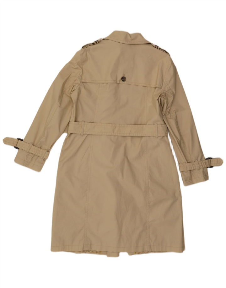 Esprit Dame Trench Coat UK 14 Stor Beige Bomuld