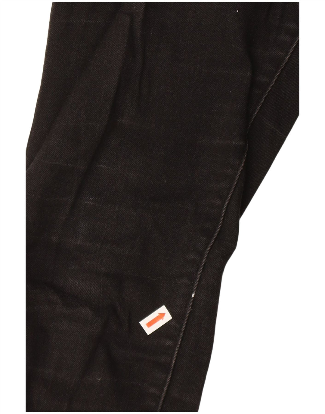 LEE Kvinder Ryttere Højtaljede Skinny Jeans US 9 Medium W24 L27 Sort Bomuld