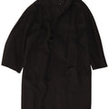 Ferre Womens Oversized Open Overcoat UK 14 Large Black