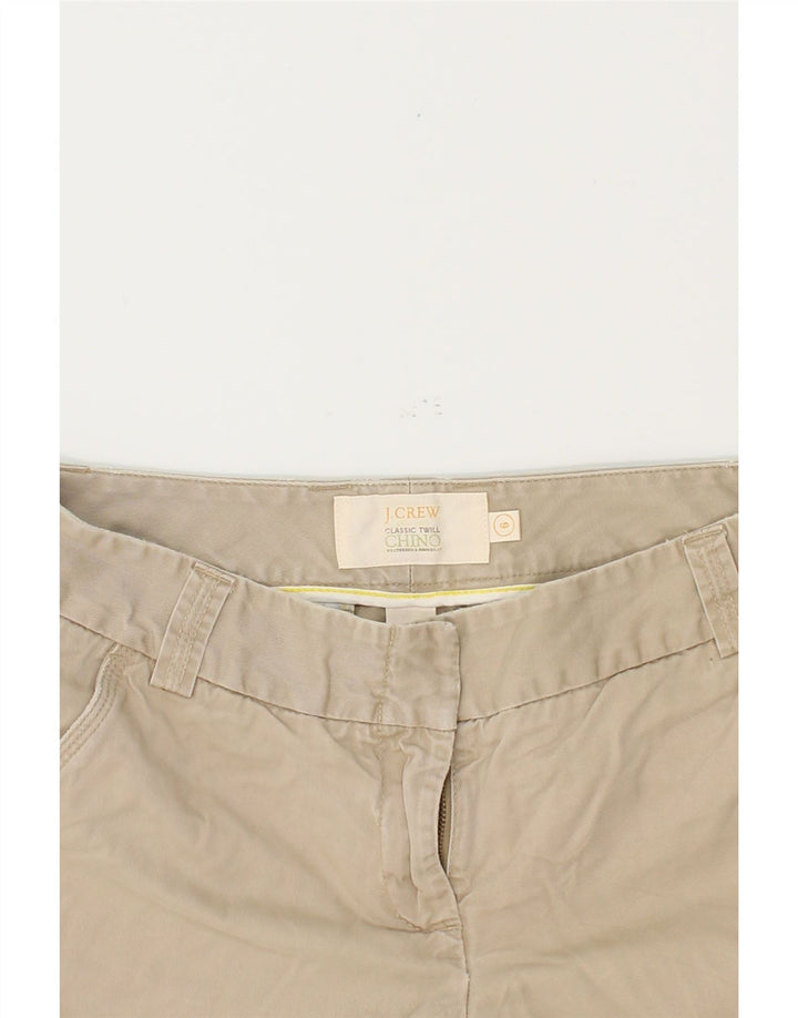 J. CREW Womens Classic Chino Shorts US 6 Medium W30 Beige Cotton Vintage J. Crew and Second-Hand J. Crew from Messina Hembry 