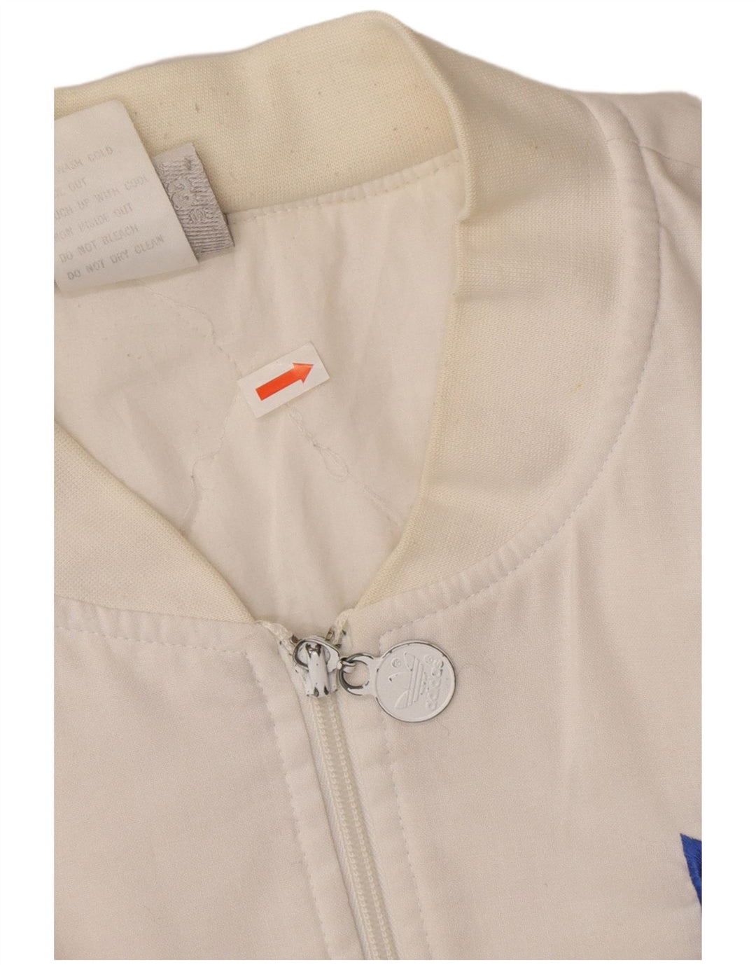 Adidas Herre Vinter-OL 80th Graphic Bomber Jacket UK 40 Large White
