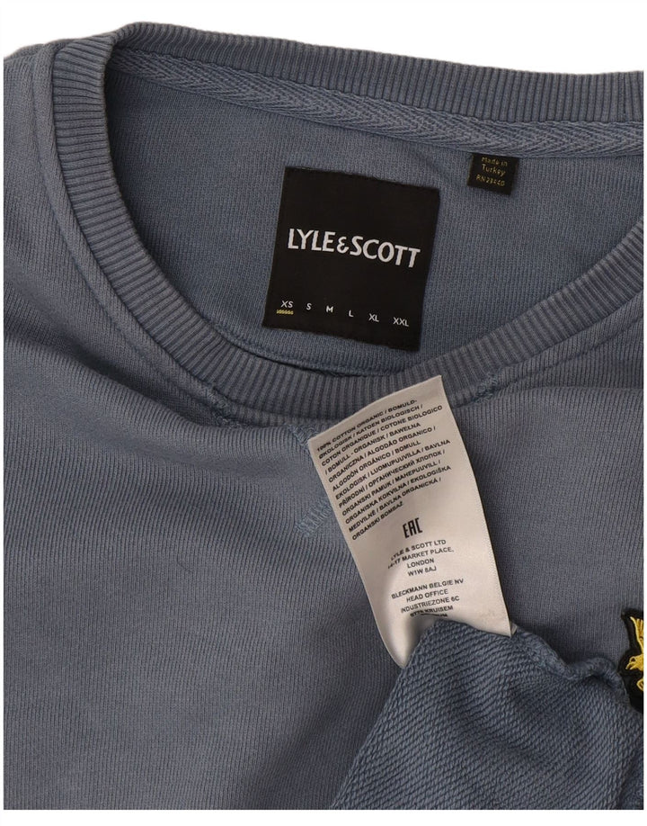 Lyle & Scott Sweatshirt til mænd XS Blå bomuld