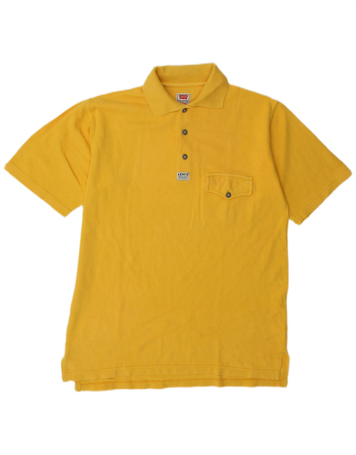Levi's herre poloshirt lille gul bomuld