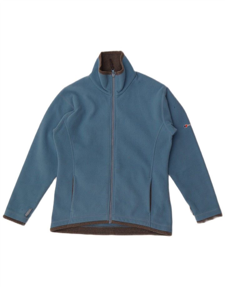 Berghaus Dame Oversized Fleecejakke UK 8 Small Blue Polyester