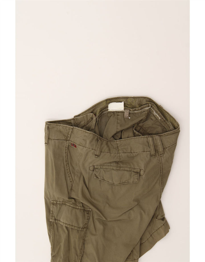 NAPAPIJRI Womens Cargo Shorts IT 40 Small W27 Brown Vintage Napapijri and Second-Hand Napapijri from Messina Hembry 