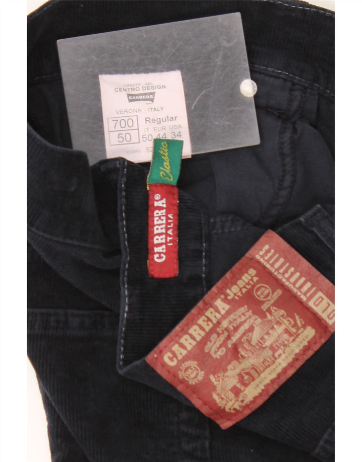 CARRERA Herre 700 Regular Fit Slim Corduroy Bukser W34 L33 Marineblå