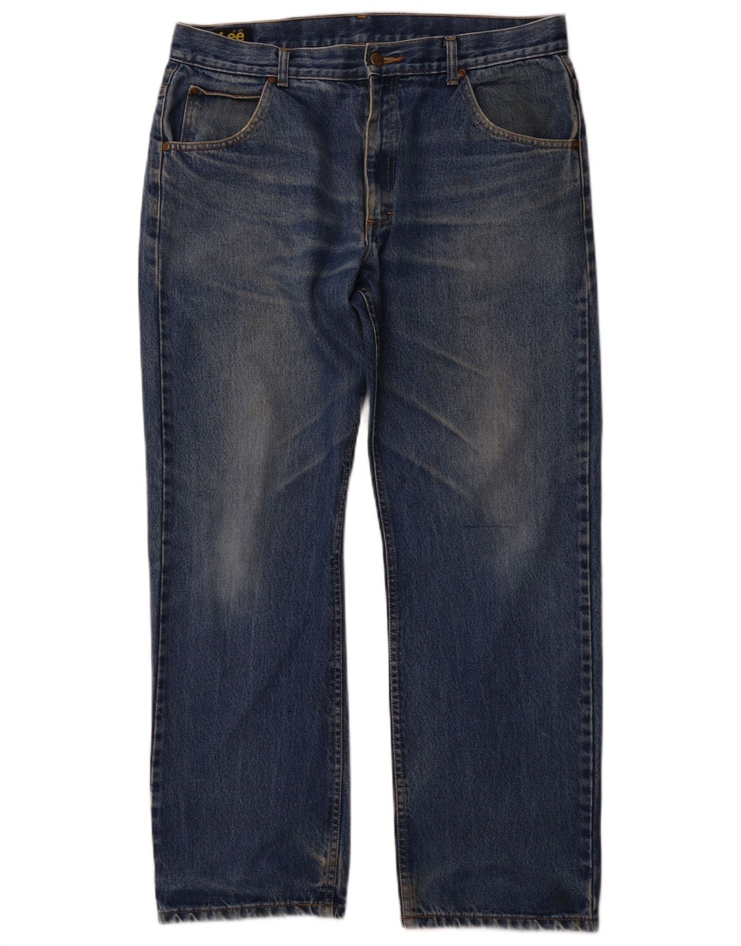 LEE Straight Jeans til mænd W36 L31 Blå