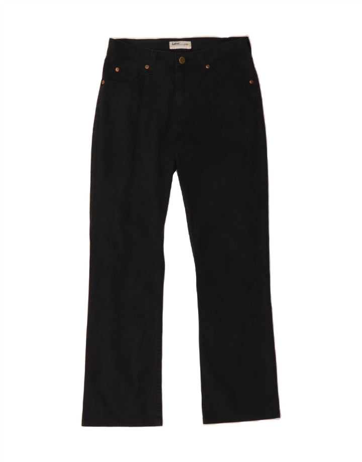 LEE Womens Straight Jeans W28 L28 Black Vintage Lee and Second-Hand Lee from Messina Hembry 