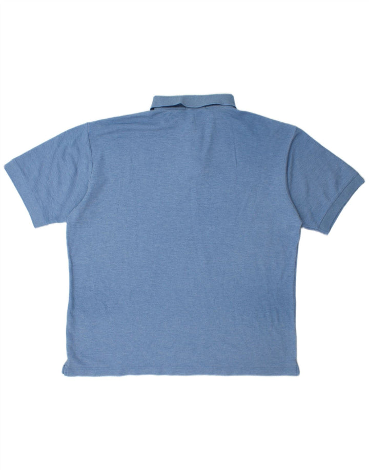 Fila Herre Polo Shirt IT 54 XL Blå Bomuld
