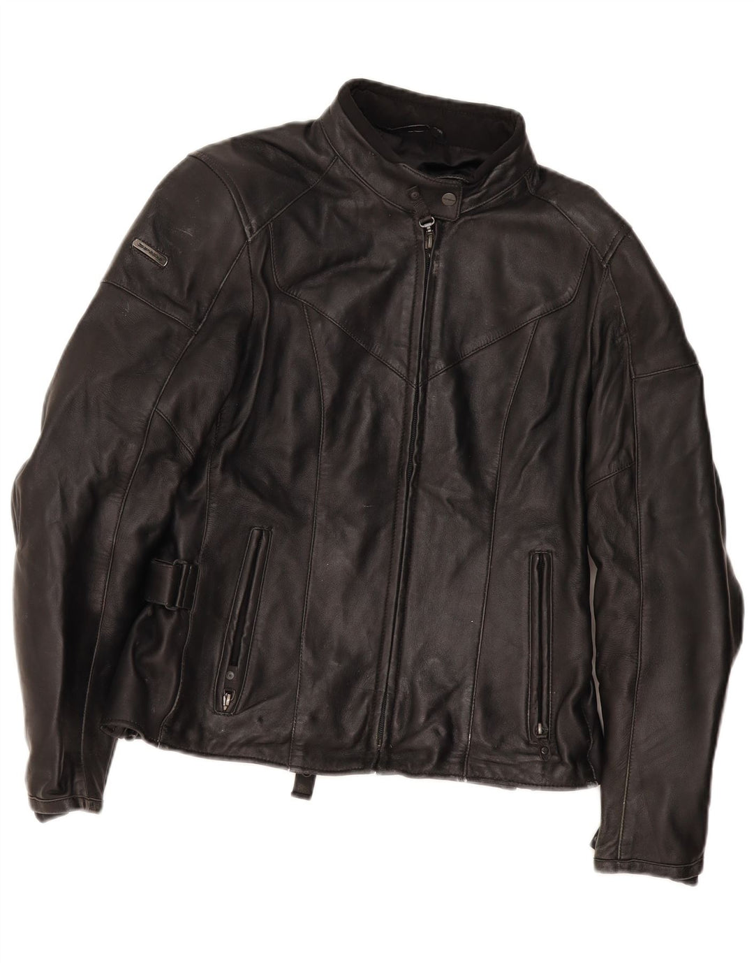 Spidi Dame Motorstyle Læder Racer Jakke IT 48 XL Sort