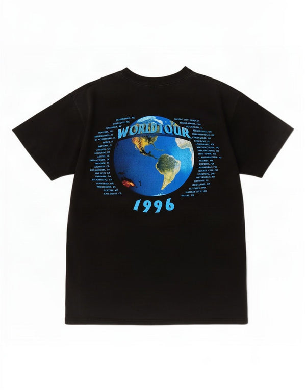 Vintage Herre AC/DC Balbreaker World Tour 1996 T-Shirt Top Stor Sort