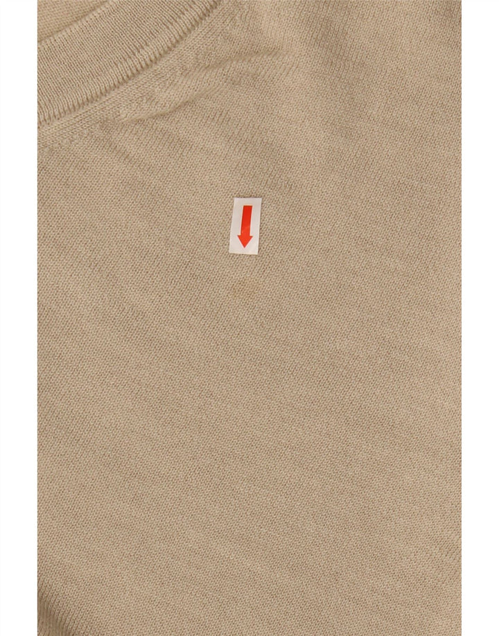 Marz Herre V-hals sweater IT 48 Medium Beige Uld
