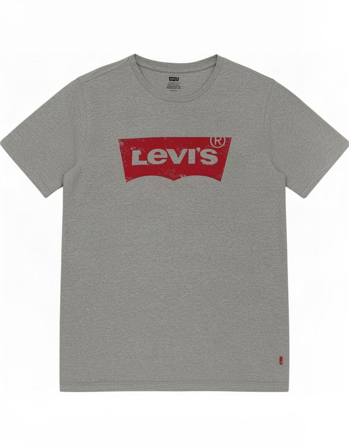 Levi's Herre grafisk T-shirt top lille grå bomuld
