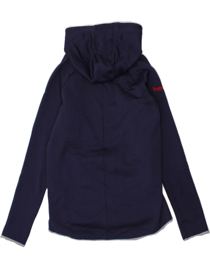 UNDER ARMOUR Mens Warriors Graphic Hoodie Jumper XS Navy Blue Polyester Vintage Under Armour and Second-Hand Under Armour from Messina Hembry 