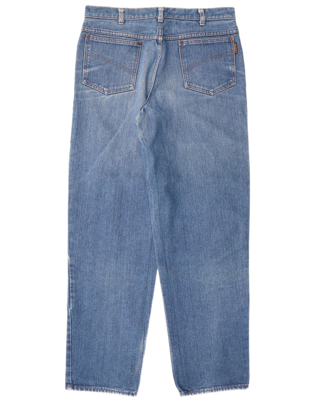 VINTAGE koniske jeans til kvinder W32 L31 blå bomuld