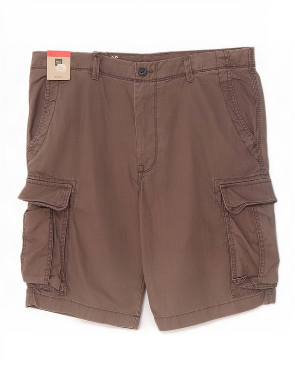 Marks & Spencer Herre Cargo Shorts W36 Large Grå Bomuld