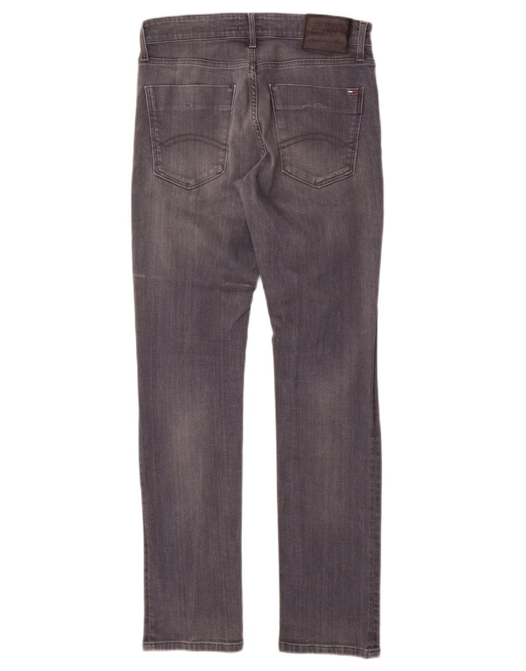 TOMMY HILFIGER Slim Jeans til mænd W32 L32 Grå bomuld