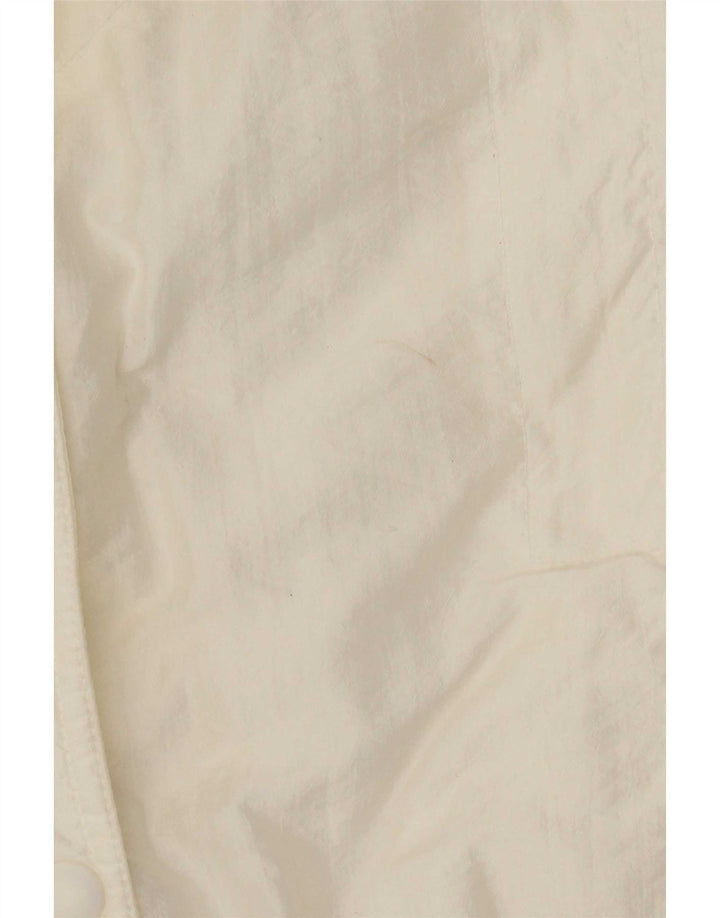 Vintage Dame Bomber Jacket UK 14 Large White