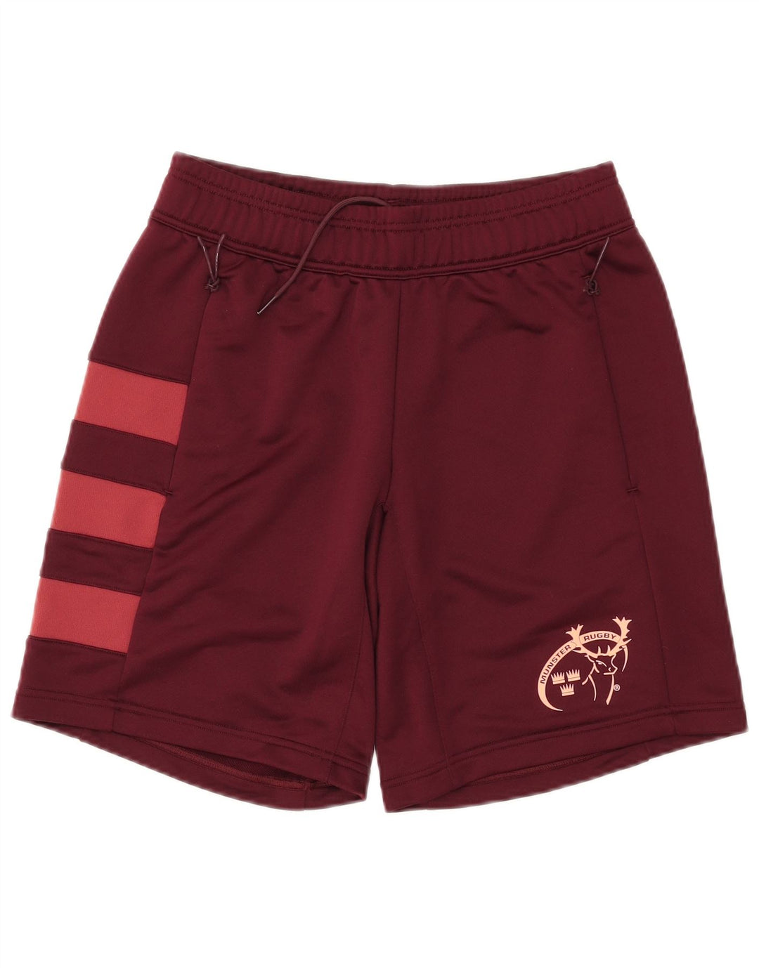 ADIDAS Herre Munster Rugby Sports Shorts Medium Maroon Colourblock Polyester