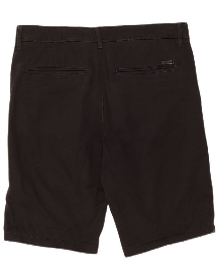 Jack & Jones Herre Chino Shorts Små W29 Sort Bomuld