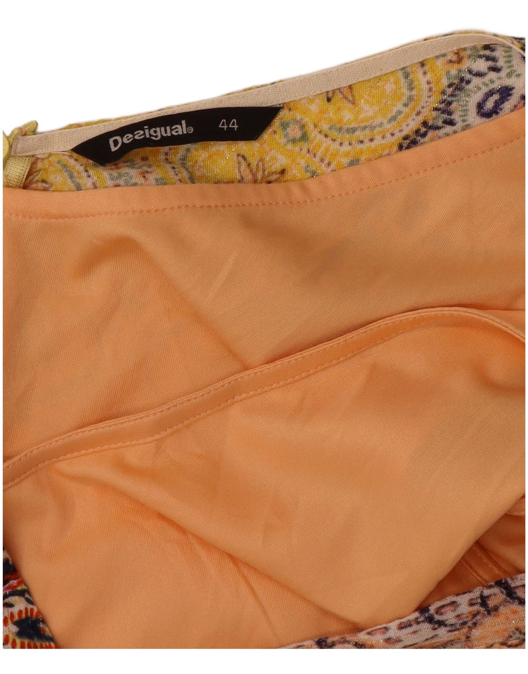 Desigual Dame A-Line Kjole EU 44 XL Flerfarvet Geometrisk