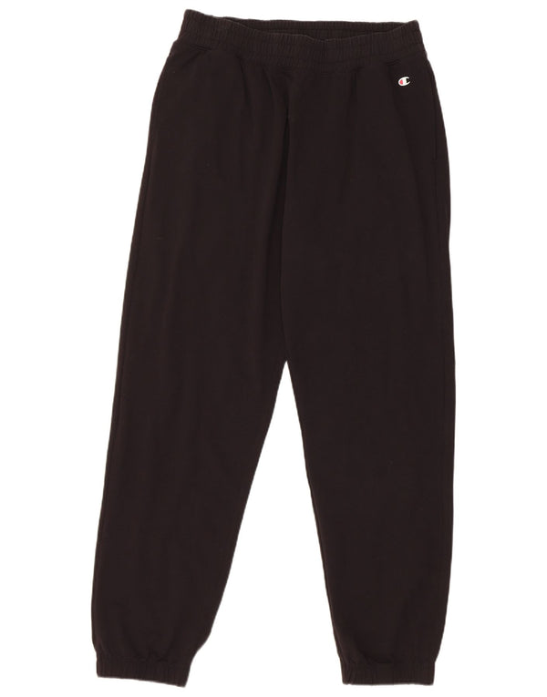 Champion Mens Tracksuit Trousers Joggers XL Black Cotton