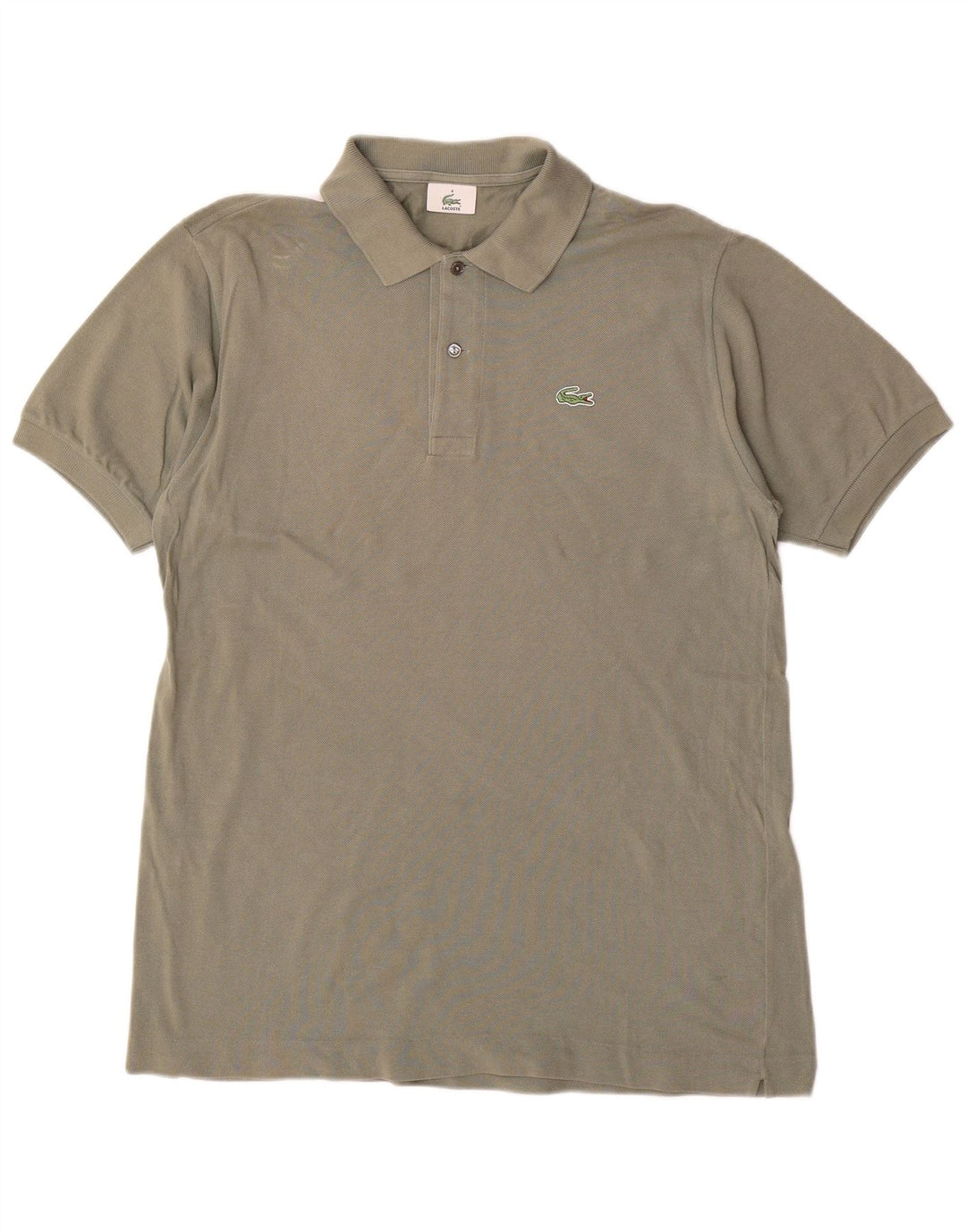 LACOSTE Poloskjorte til mænd str. 4 Medium Khaki Bomuld
