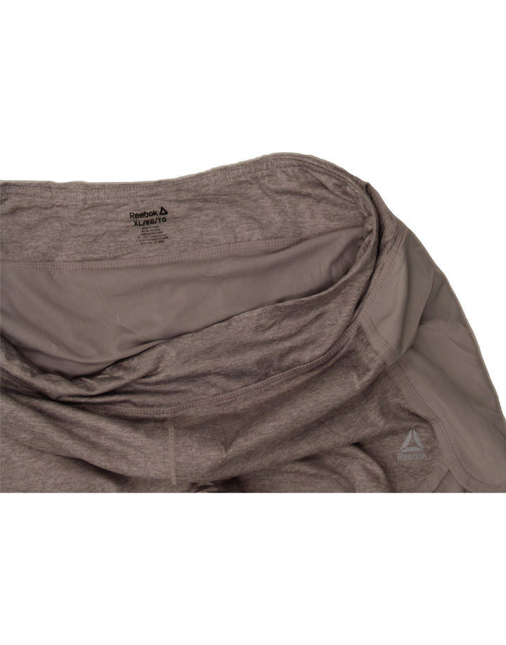 REEBOK Womens Sport Shorts UK 18 XL Grey Polyester Vintage Reebok and Second-Hand Reebok from Messina Hembry 