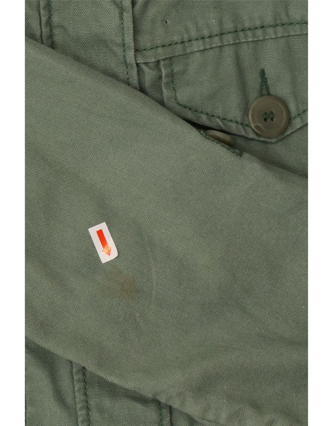 MONSOON Womens Utility Jacket UK 16 Large Green Ramie