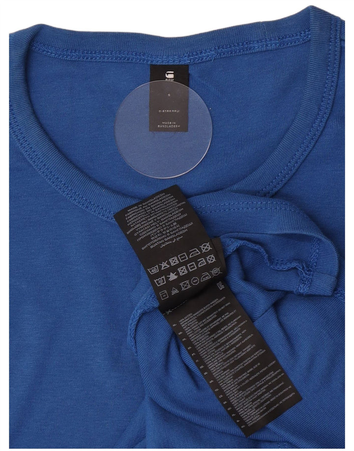 G-Star Herre T-Shirt Top Lille Blå Bomuld