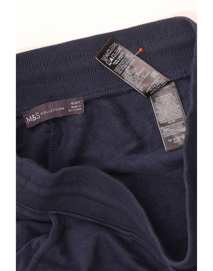 Marks & Spencer Træningsdragt til kvinder Joggers UK 10 Small Navy Blue