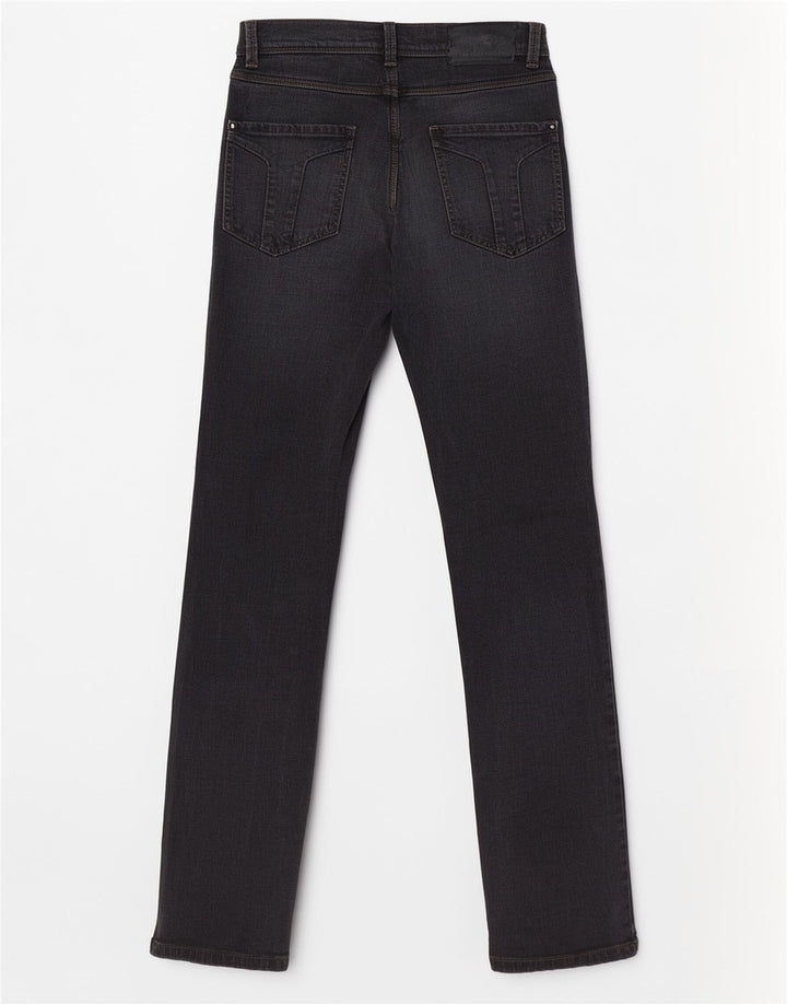 Trussardi Straight Jeans til mænd W29 L32 Grå bomuld
