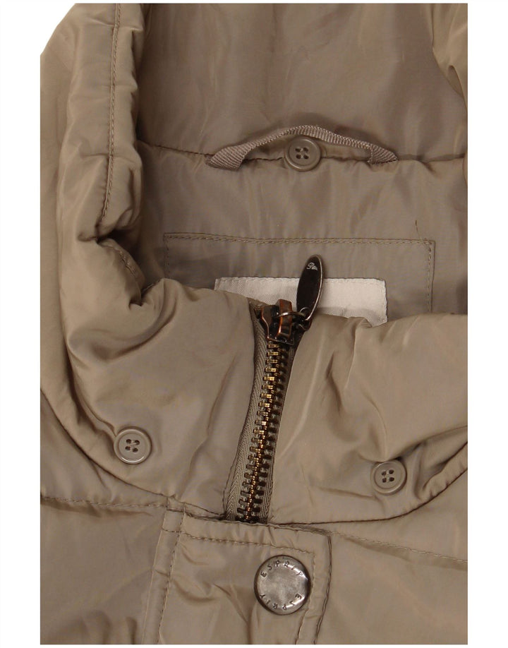 Esprit Womens Polstret Frakke UK 16 Large Khaki Polyester