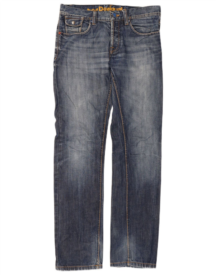 Desigual Straight Jeans til mænd W30 L33 Blå Bomuld