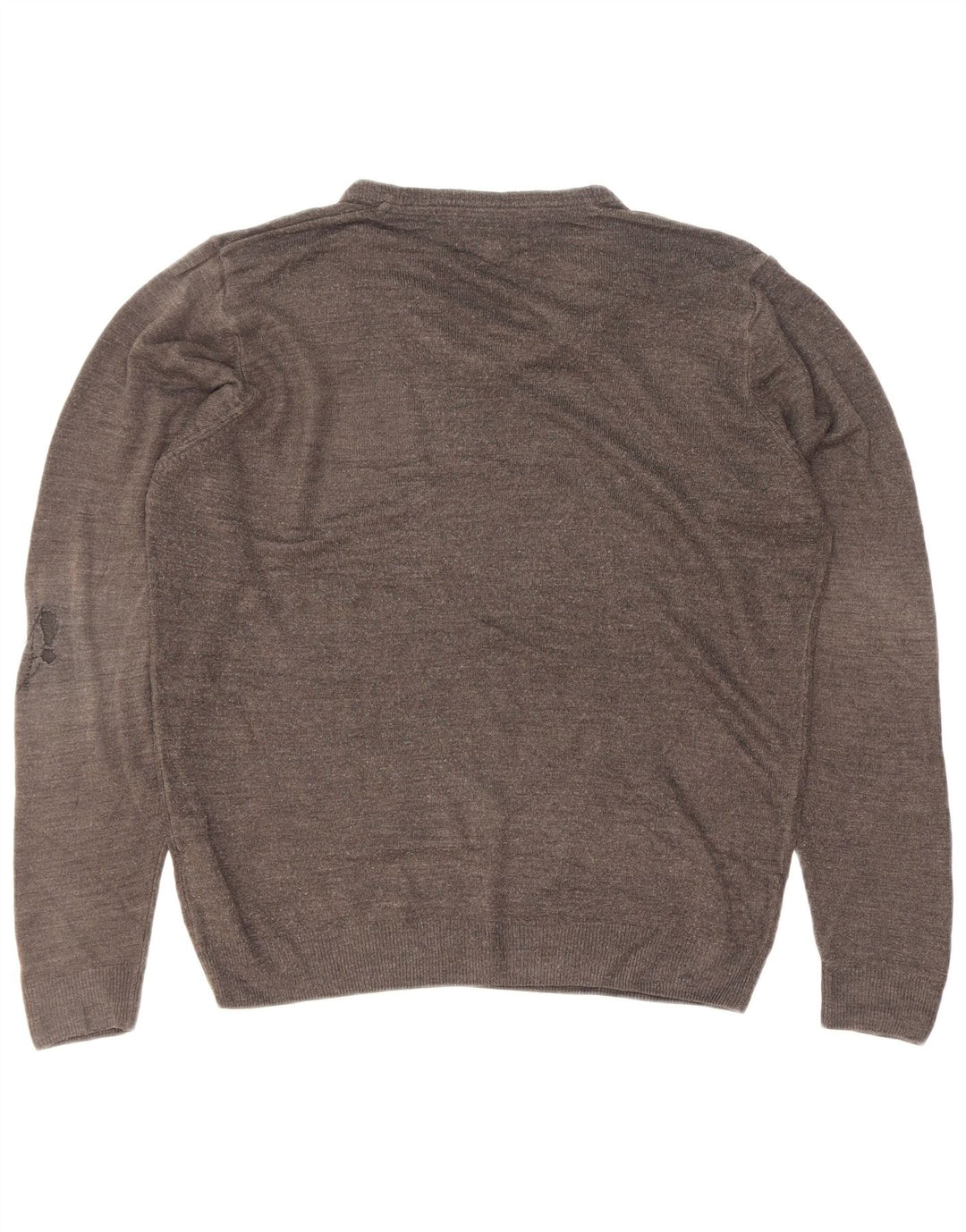 Marks & Spencer Herre V-hals sweater Medium Grå Akryl